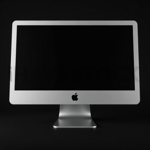 IMac 27 inch Mockup Premium Product Shot Lighting series 386
