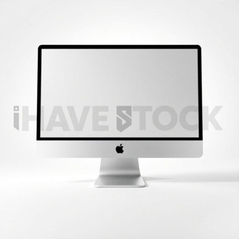 IMac 27 inch Mockup Studio Top Light Glow series 312