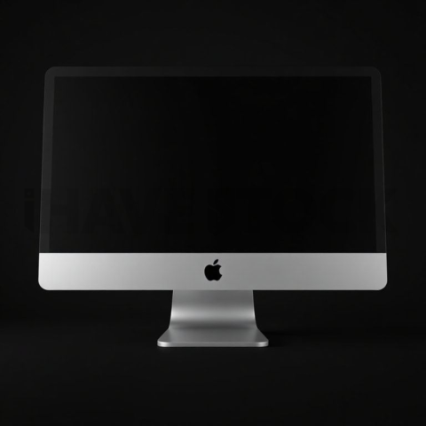 IMac 27 inch Mockup Soft Ambient Diffusion series 116