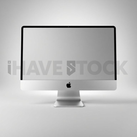 IMac 27 inch Mockup Studio Top Light Glow series 227