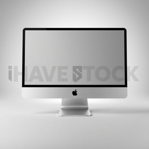 IMac 27 inch Mockup Studio Top Light Glow series 414