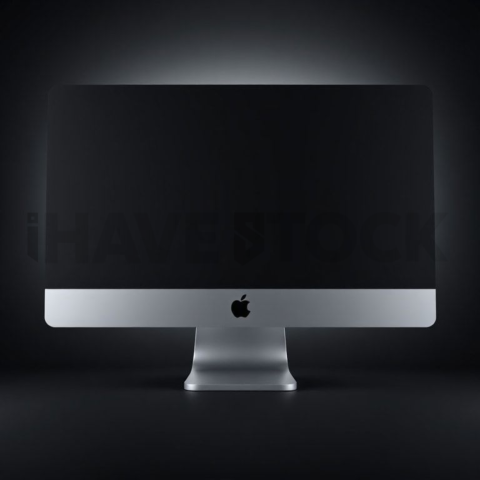 IMac 27 inch Mockup Studio Top Light Glow series 417
