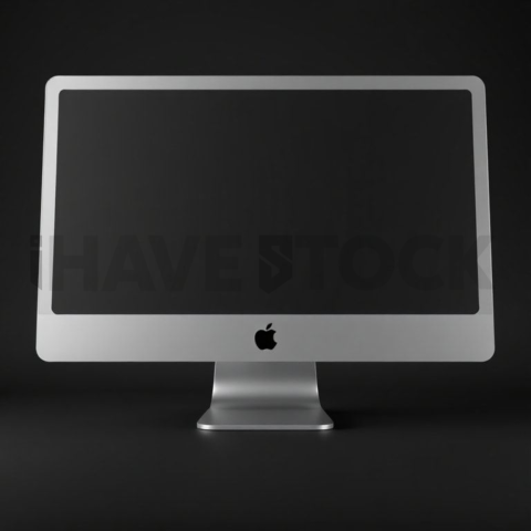 IMac 27 inch Mockup Subtle Reflective Edge series 129