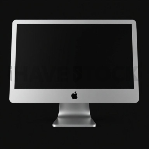 IMac 27 inch Mockup Subtle Reflective Edge series 409