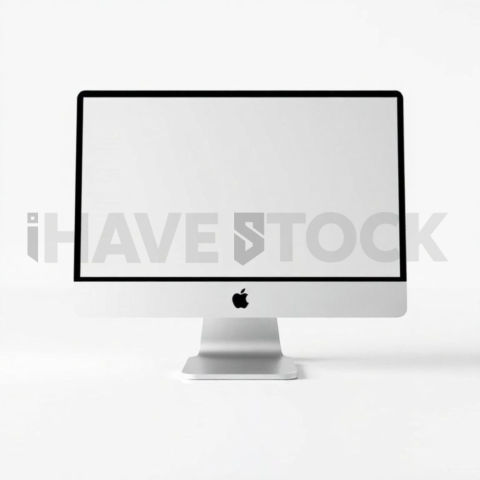 IMac 27 inch Mockup Subtle Reflective Edge series 353