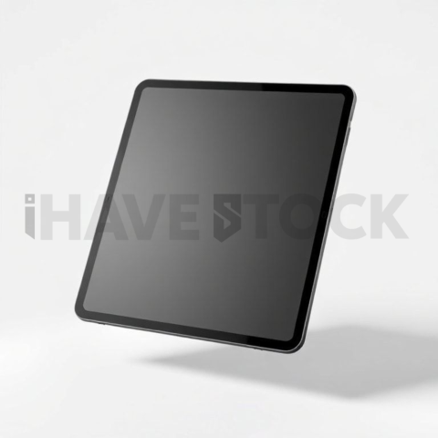 IPad Pro 13 inch Mockup High Contrast Dark Mode series 274