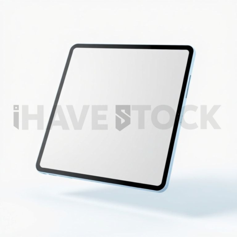 IPad Pro 13 inch Mockup Neon Cyan Accent Glow series 232