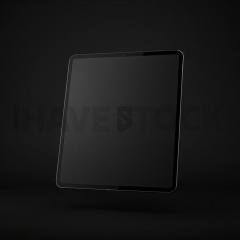 IPad Pro 13 inch Mockup High Contrast Dark Mode series 415