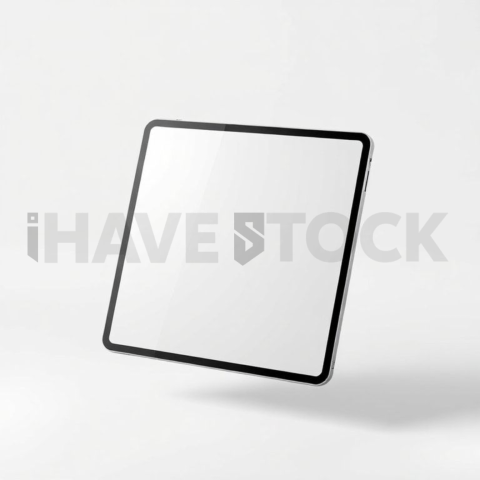 IPad Pro 13 inch Mockup Pure White Background Clarity series 228