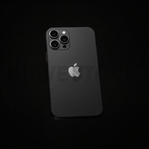IPhone 15 Pro Mockup High Contrast Dark Mode series 311