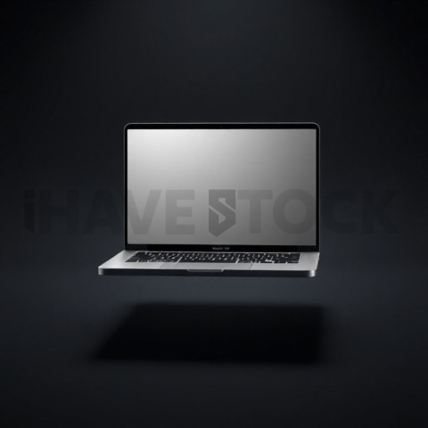MacBook Air Mockup Cinematic Rim Light series 101