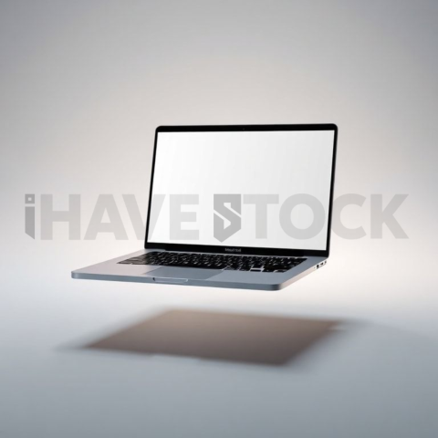 MacBook Air Mockup Cinematic Rim Light series 382