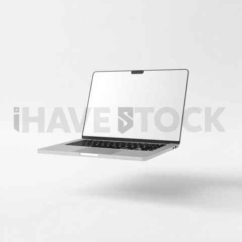 MacBook Air Mockup Pure White Background Clarity series 412