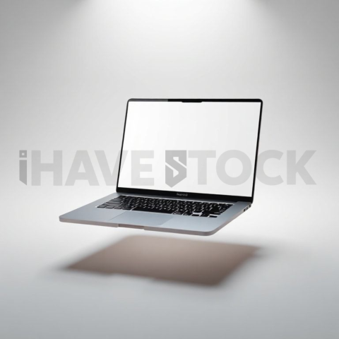 MacBook Air Mockup Studio Top Light Glow series 79