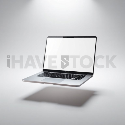 MacBook Air Mockup Studio Top Light Glow series 325