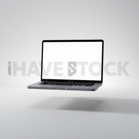 MacBook Pro 16 inch Mockup Clean Minimalist Lighting series 86