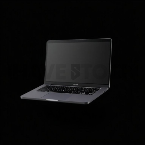 MacBook Pro 16 inch Mockup High Contrast Dark Mode series 186