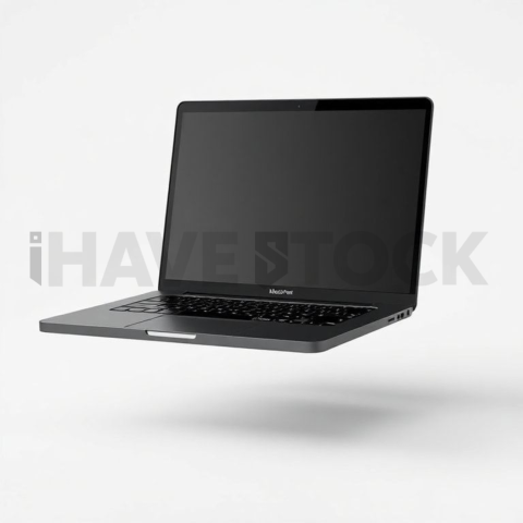MacBook Pro 16 inch Mockup High Contrast Dark Mode series 373