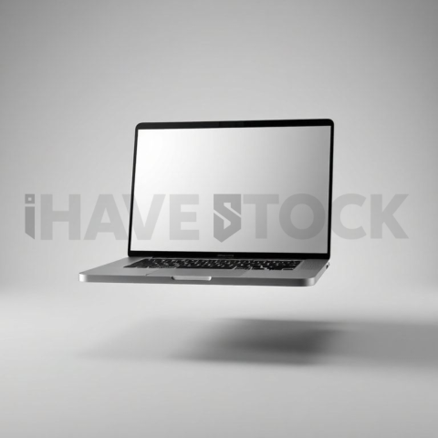 MacBook Pro 16 inch Mockup Studio Top Light Glow series 105