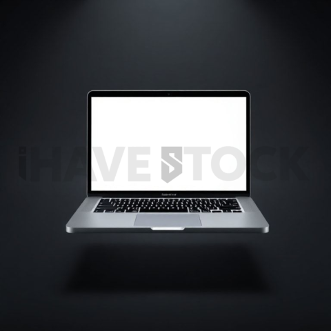 MacBook Pro 16 inch Mockup Studio Top Light Glow series 266