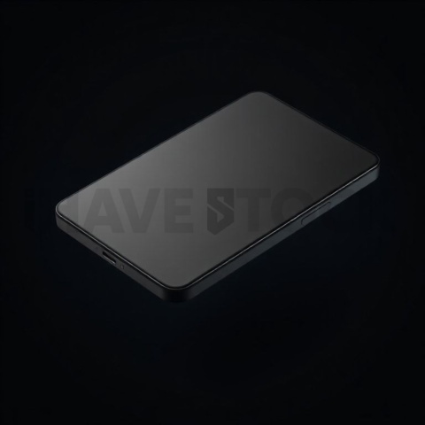 Minimal UI Device Mockup Mockup Neon Cyan Accent Glow series 262