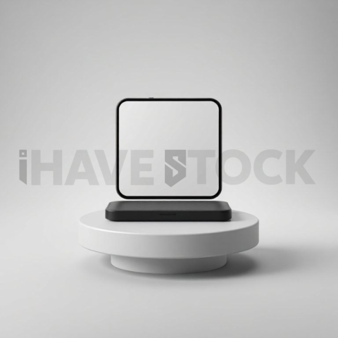 Minimal UI Device Mockup Mockup Studio Top Light Glow series 44