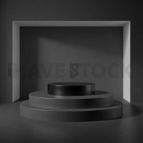 Studio Display Mockup Clean Minimalist Lighting series 151