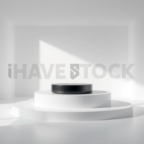 Studio Display Mockup Clean Minimalist Lighting series 48