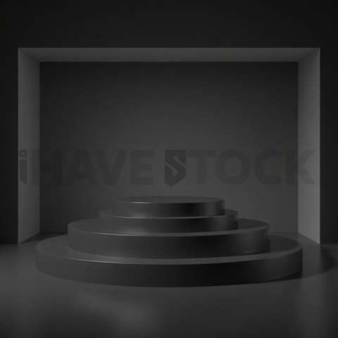 Studio Display Mockup Clean Minimalist Lighting series 394