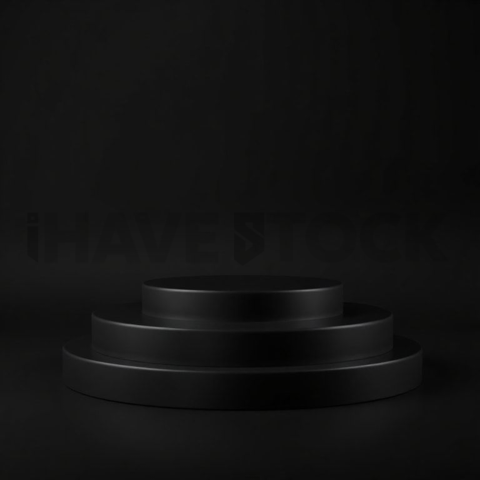 Studio Display Mockup High Contrast Dark Mode series 367