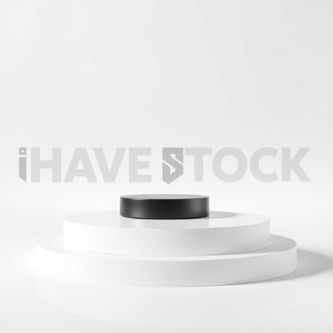 Studio Display Mockup Pure White Background Clarity series 75