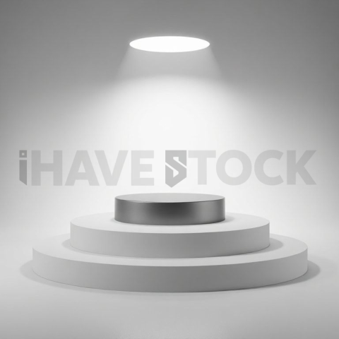 Studio Display Mockup Studio Top Light Glow series 341