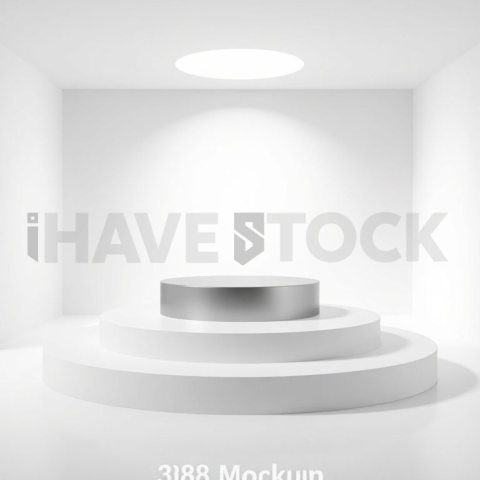Studio Display Mockup Studio Top Light Glow series 388