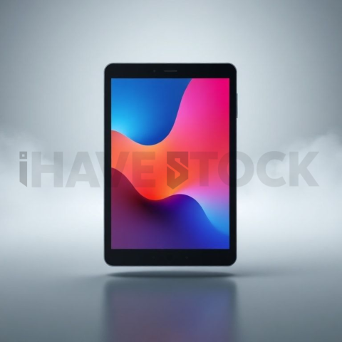 Android Tablet Mockup Cinematic Rim Light series 64