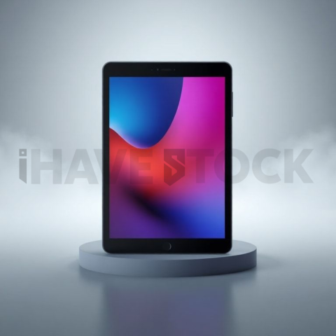 Android Tablet Mockup Cinematic Rim Light series 207