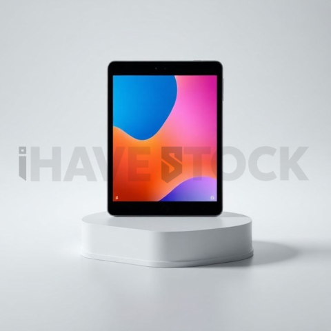 Android Tablet Mockup Clean Minimalist Lighting series 296