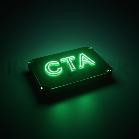 Cinematic Neon Cta Button 3D Green Neon Glow 2025 – 8K Minimal Black UI Mockup MKT GLS 0287
