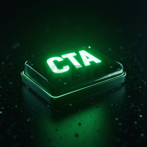 Cinematic Neon Cta Button 3D Green Neon Glow 2025 – 8K Minimal Black UI Mockup MKT GLS 0783