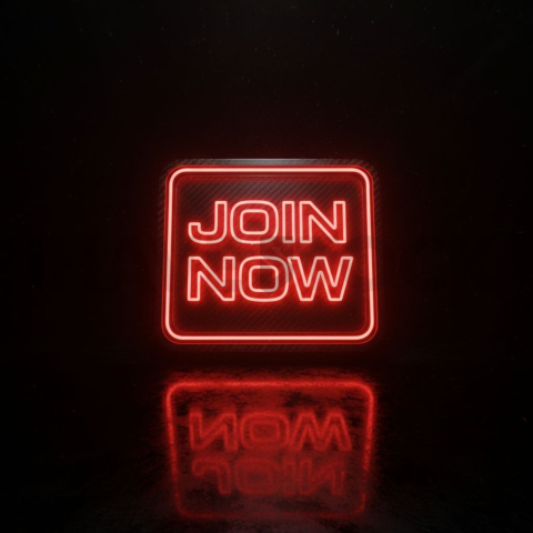 Cinematic Neon Cta Button 3D Red Glow 2025 – 8K Minimal Black UI Mockup MKT GLS 0107