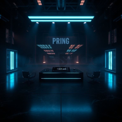 Dark Pricing Table Ui Component Cyan Glow 2025 – 8K Minimal Black UI Mockup MKT GLS 1230