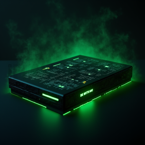 Dark Pricing Table Ui Component Green Neon Glow 2025 – 8K Minimal Black UI Mockup MKT GLS 0178