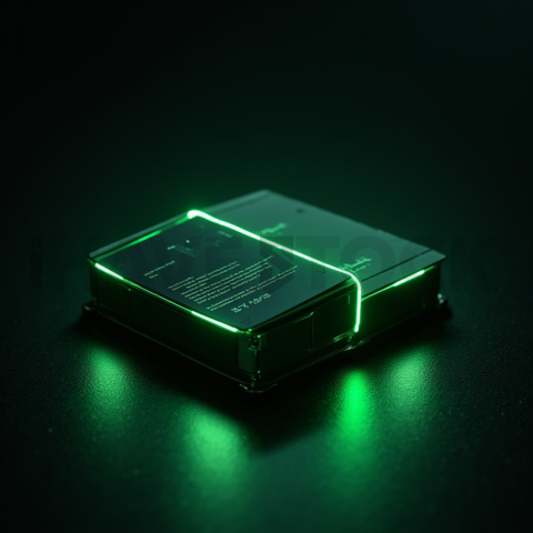 Dark Pricing Table Ui Component Green Neon Glow 2025 – 8K Minimal Black UI Mockup MKT GLS 0307