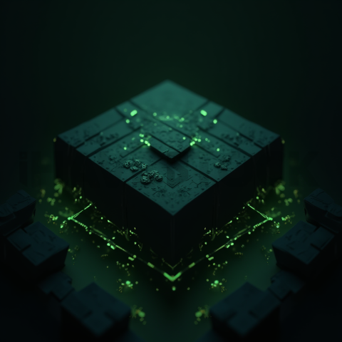 Dark Pricing Table Ui Component Green Neon Glow 2025 – 8K Minimal Black UI Mockup MKT GLS 0727