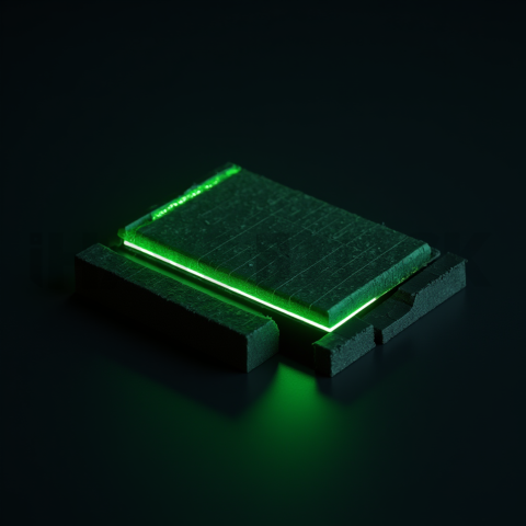 Dark Pricing Table Ui Component Green Neon Glow 2025 – 8K Minimal Black UI Mockup MKT GLS 0814