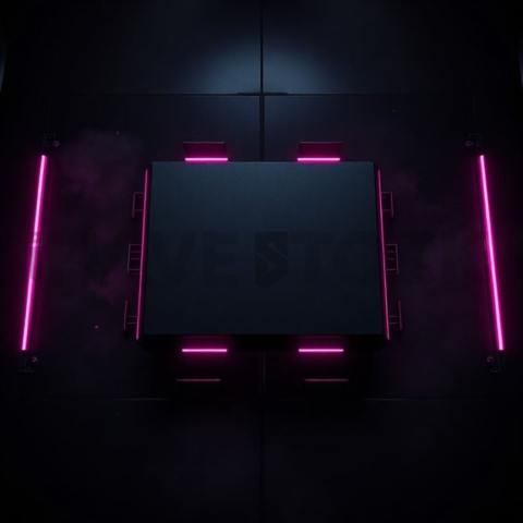 Dark Testimonial Ui Block Magenta Glow 2025 – 8K Minimal Black UI Mockup MKT GLS 1268