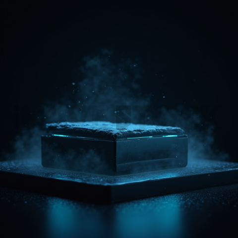 Macbook Pro 16 Floating Dark Mockup Cyan Glow 2025 – 8K Minimal Black UI Mockup MKT GLS 0299