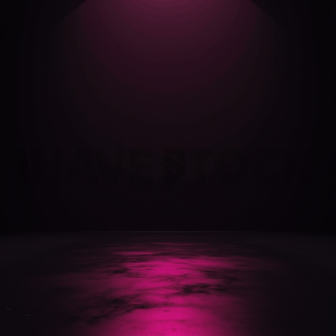 Minimal Black Saas Hero Section Layout Magenta Glow 2025 – 8K Minimal Black UI Mockup MKT GLS 0313