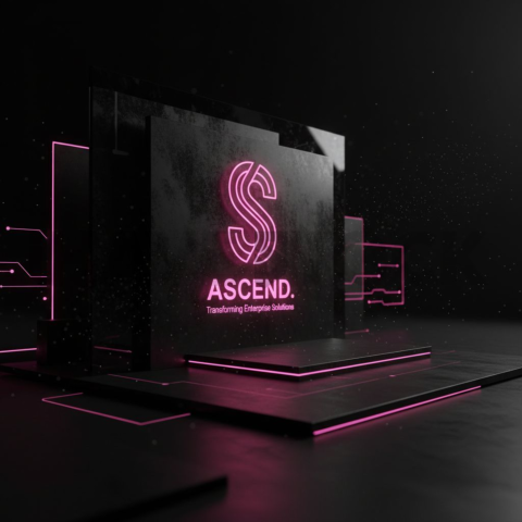 Minimal Black Saas Hero Section Layout Magenta Glow 2025 – 8K Minimal Black UI Mockup MKT GLS 0859