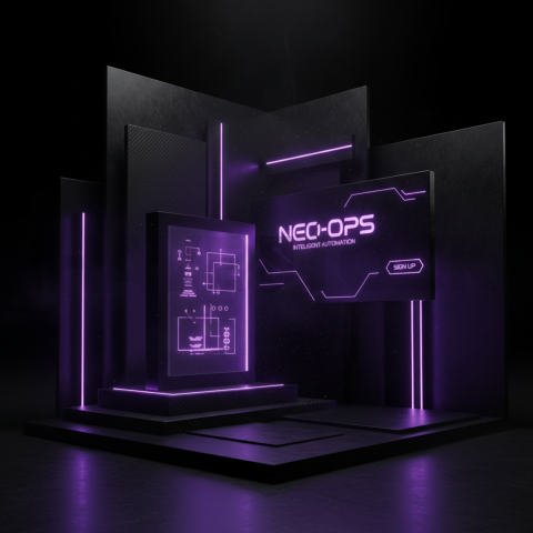 Minimal Black Saas Hero Section Layout Purple Glow 2025 – 8K Minimal Black UI Mockup MKT GLS 0210