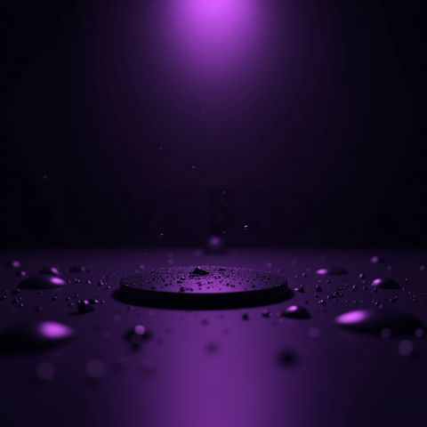 Minimal Black Saas Hero Section Layout Purple Glow 2025 – 8K Minimal Black UI Mockup MKT GLS 0776